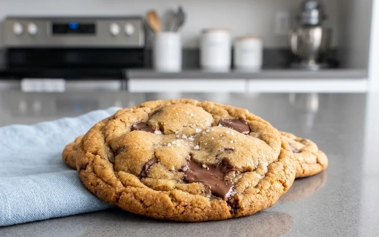 Crispy and Chewy Chocolate Chip Cookies