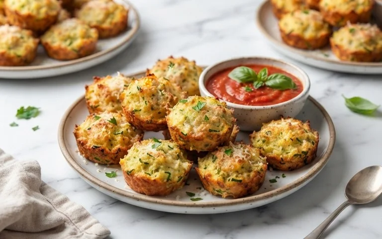 Zucchini Garlic Bites