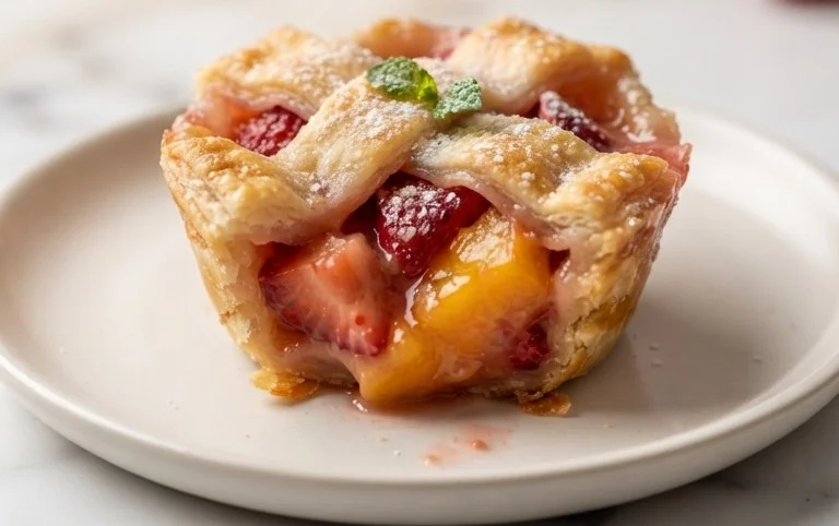 Strawberry Peach Pie Bites