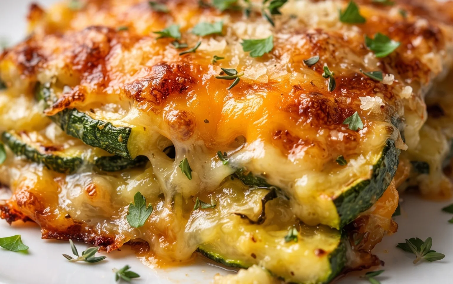 Baked Zucchini and Cheese