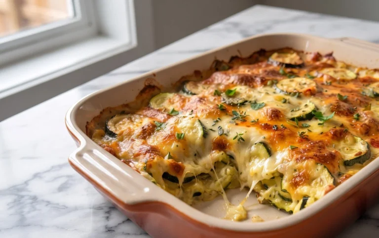 Baked Zucchini and Cheese