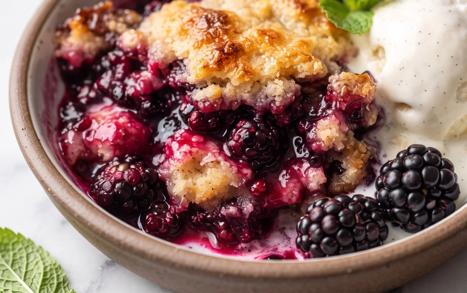 The Pioneer Women's Blackberry Cobbler