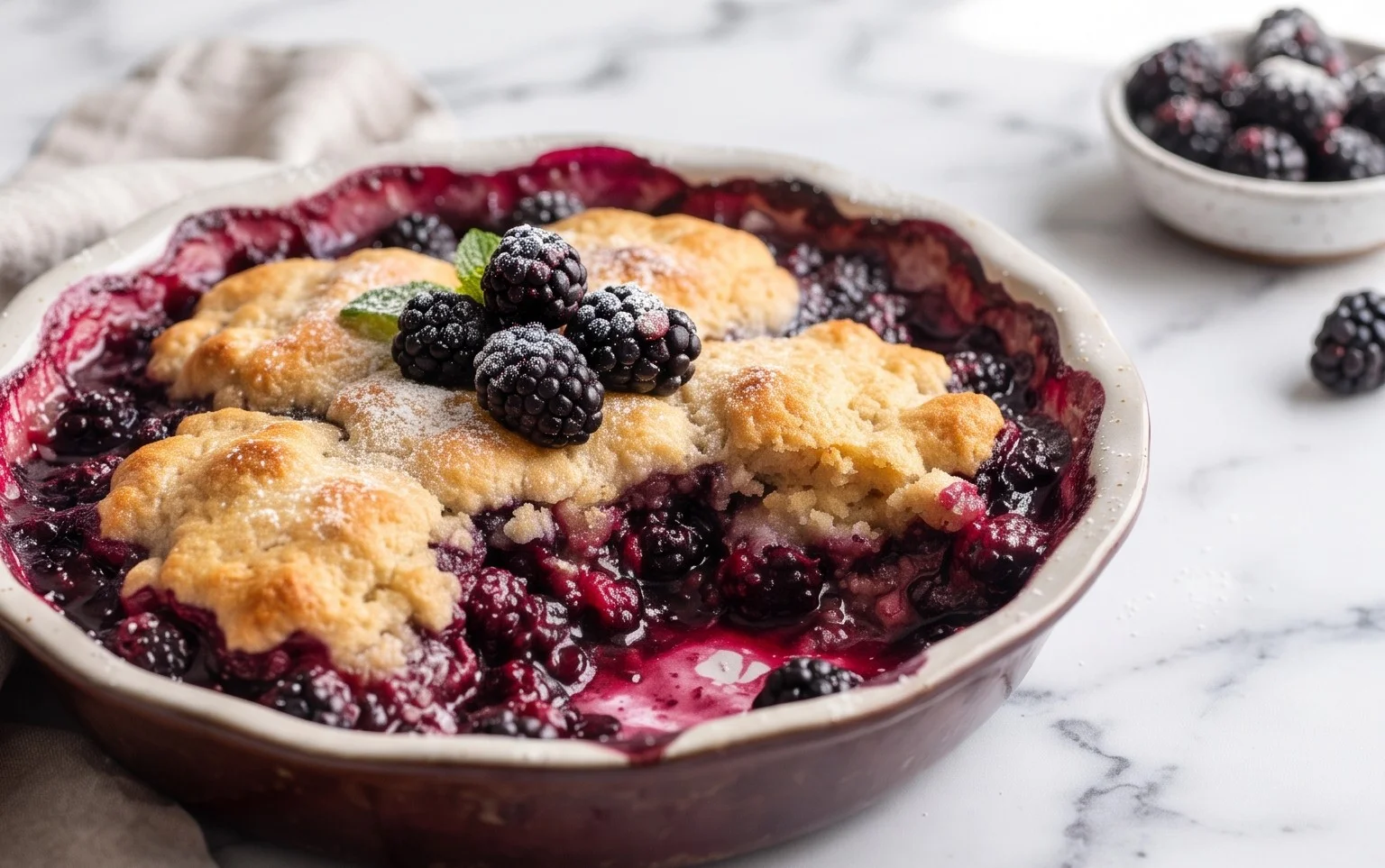 The Pioneer Women's Blackberry Cobbler