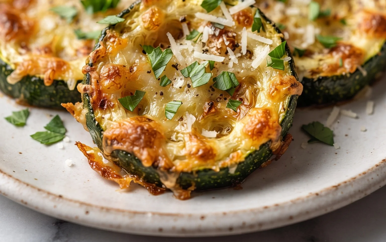 Baked Parmesan Zucchini
