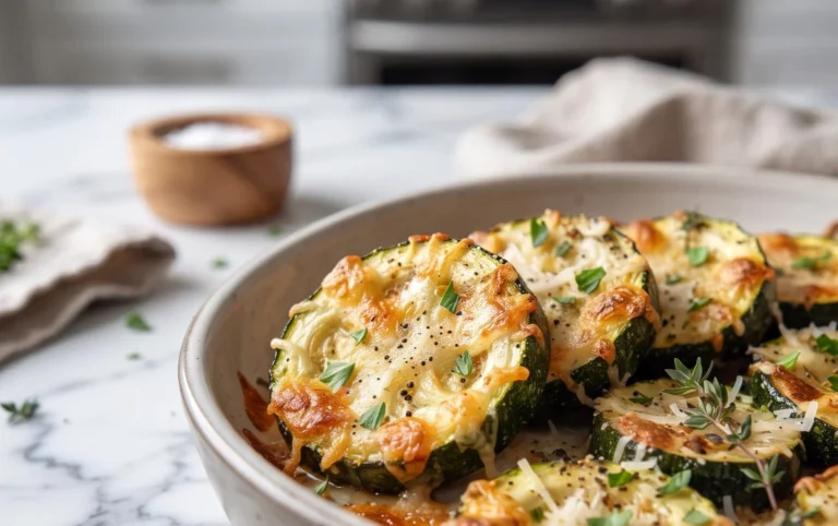 Baked Parmesan Zucchini