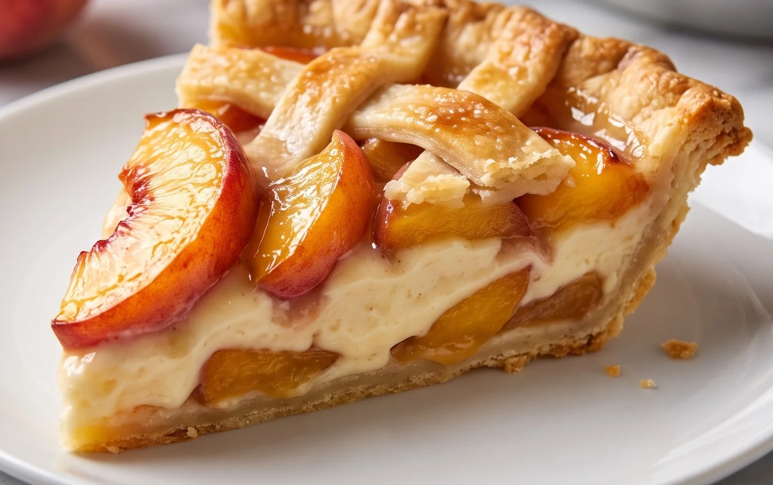 Peaches and Cream Pie