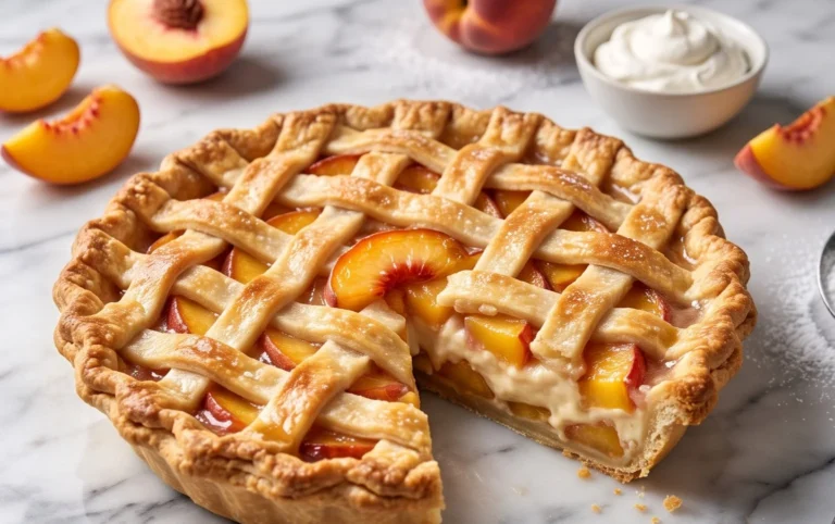 Peaches and Cream Pie
