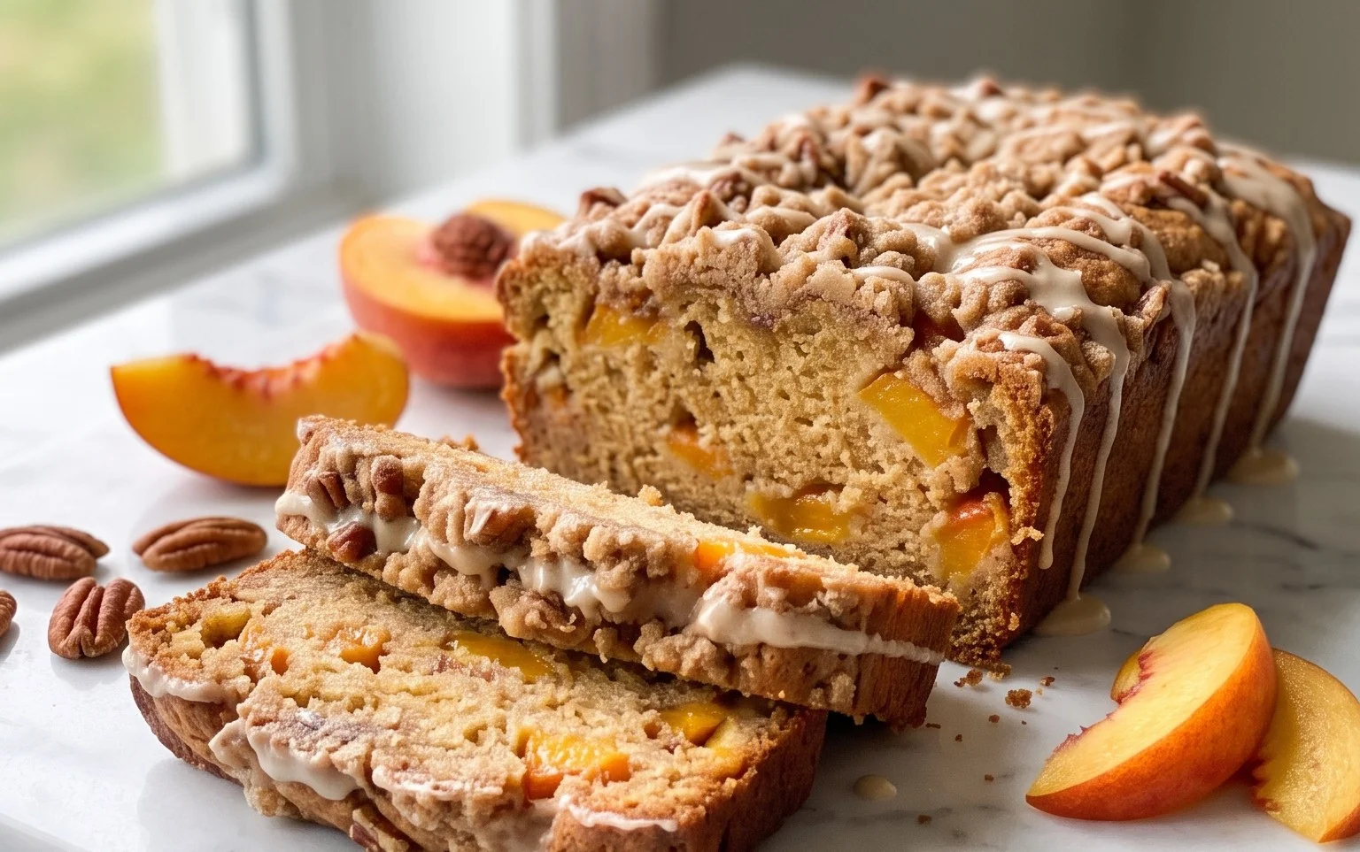Southern Peach Bread
