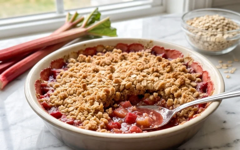 Easy Rhubarb Crisp
