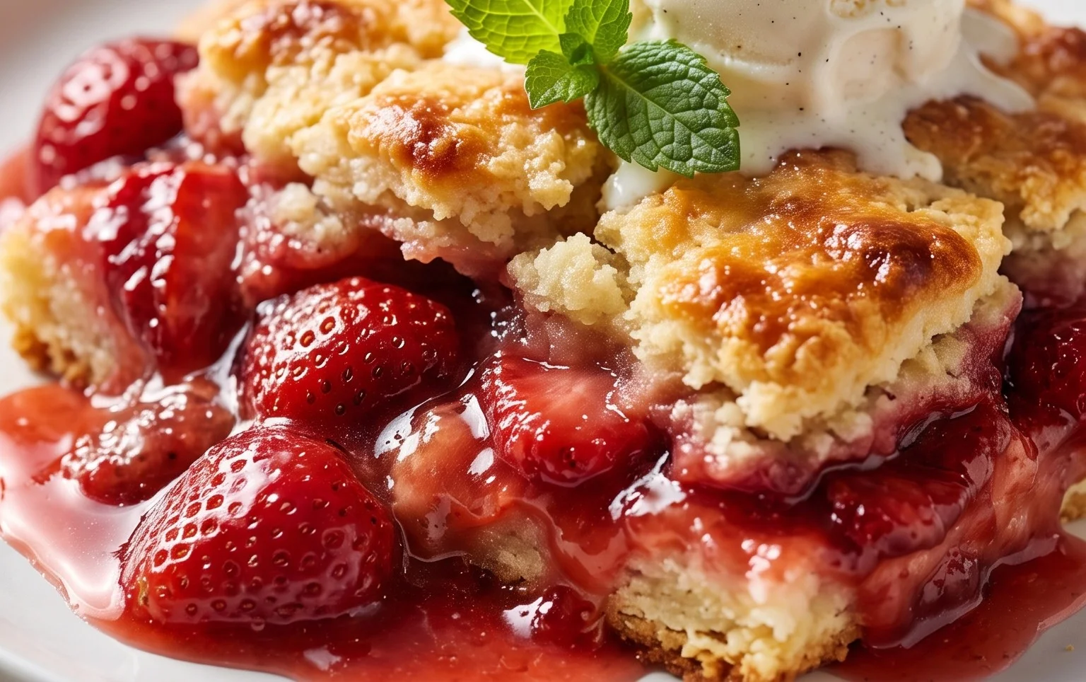 Strawberry Cobbler