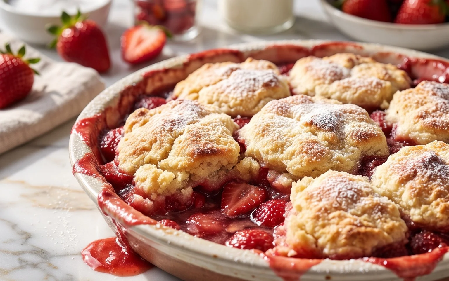 Strawberry Cobbler