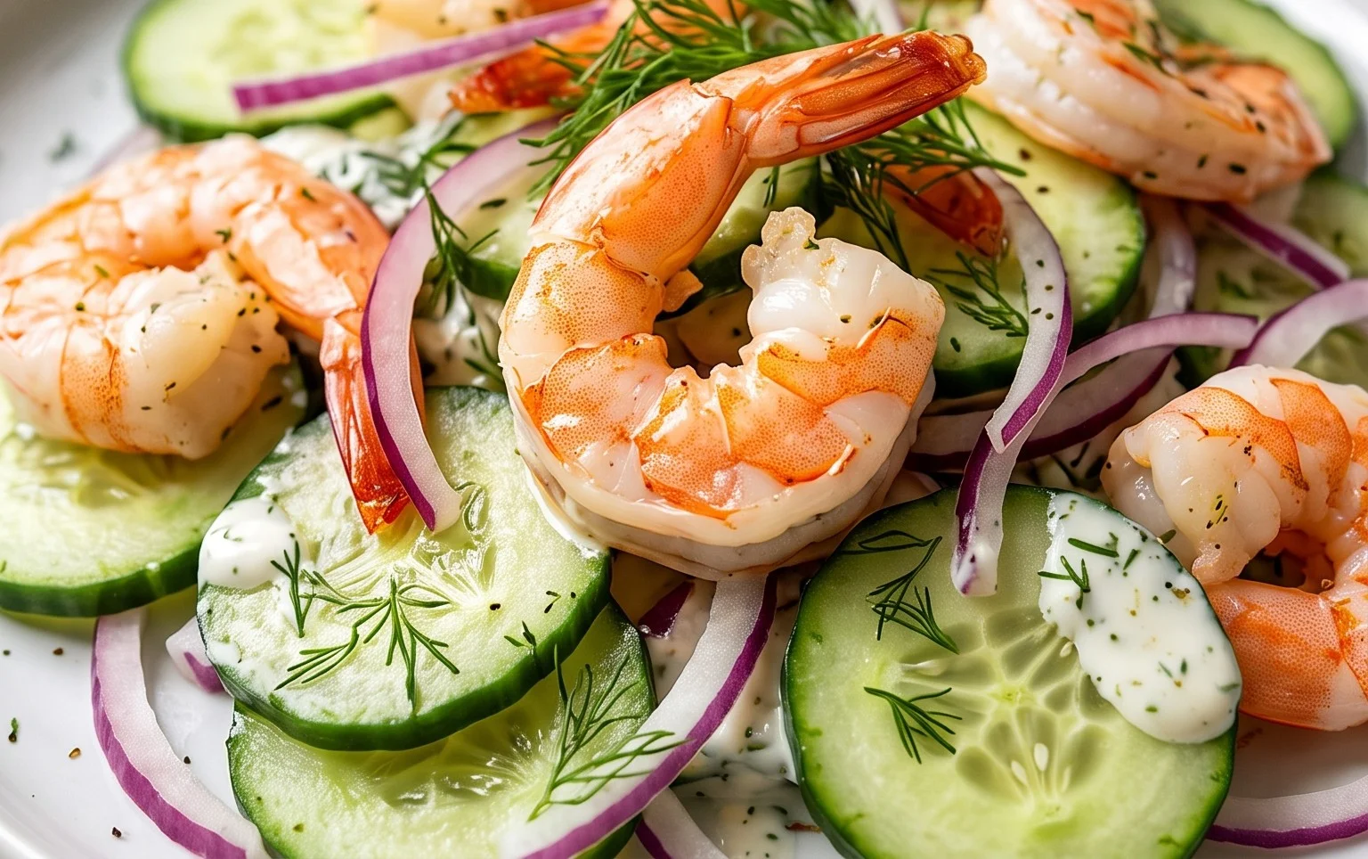 Cucumber Shrimp Salad