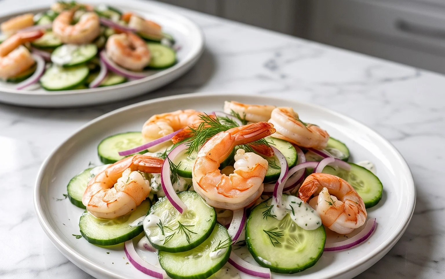 Cucumber Shrimp Salad