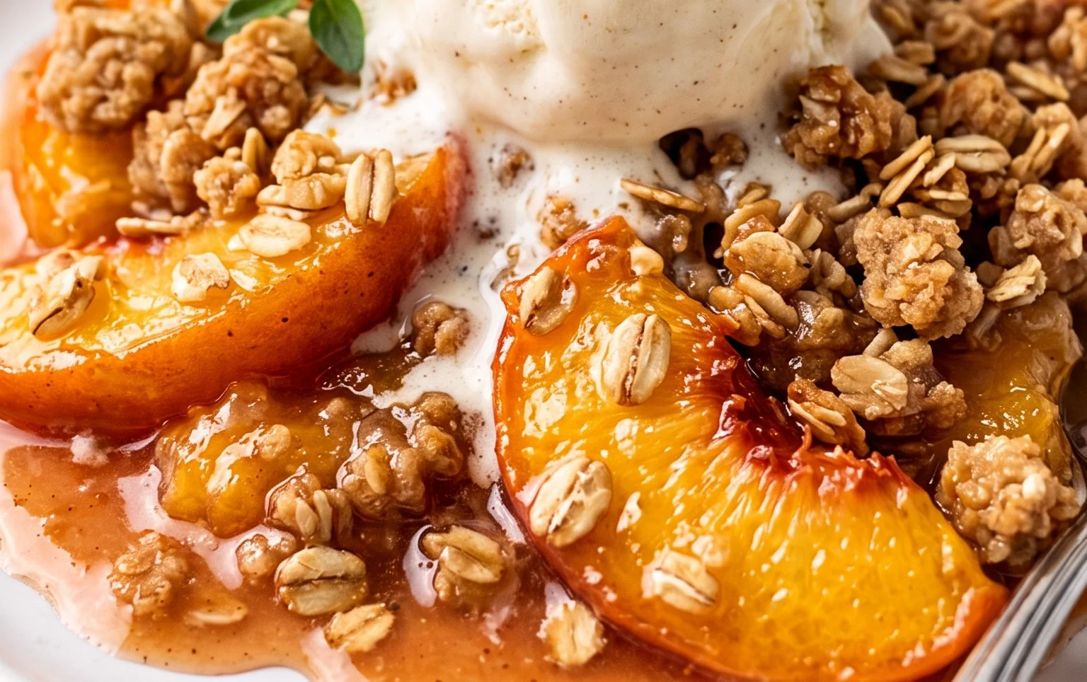 Fresh Peach Crisp Recipe