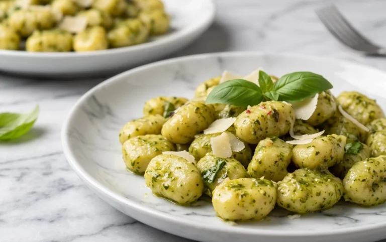 Creamy Pesto Gnocchi
