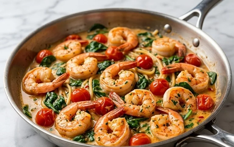 Tuscan Shrimp (One-Pan, 30-Minute Dinner)