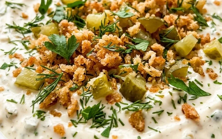 Easy Fried Pickle Dip (Dairy-Free Option)