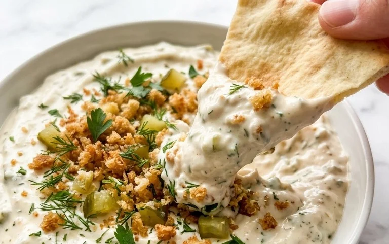 Easy Fried Pickle Dip (Dairy-Free Option)