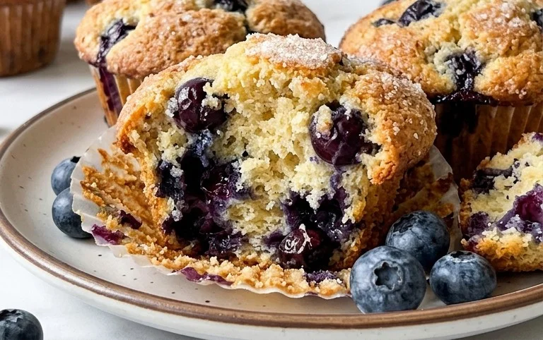 Homemade Blueberry Muffins
