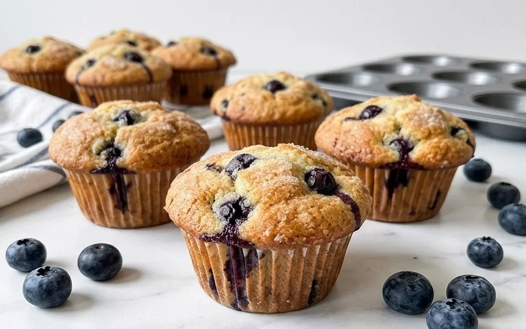 Homemade Blueberry Muffins