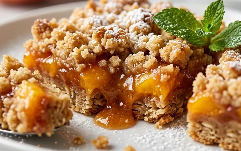 Fresh Peach Crum extractb Bars