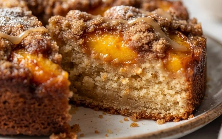 Brown Sugar Peach Cake