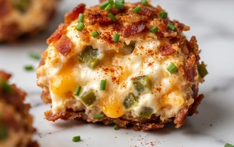 Beef Bacon Jalapeño Popper Cheese Balls