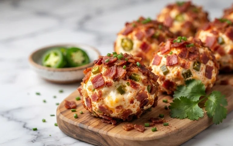 Beef Bacon Jalapeño Popper Cheese Balls