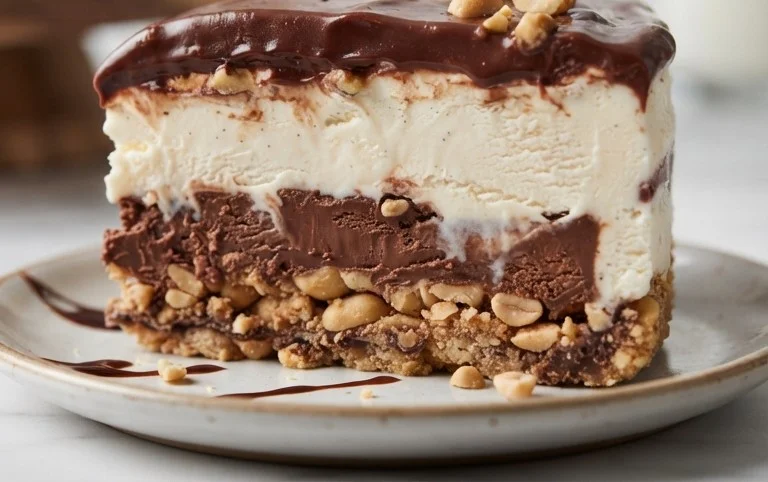 Buster Bar Ice Cream Cake