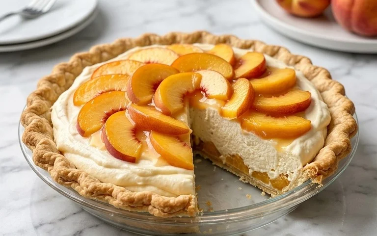 Peach Chiffon Pie