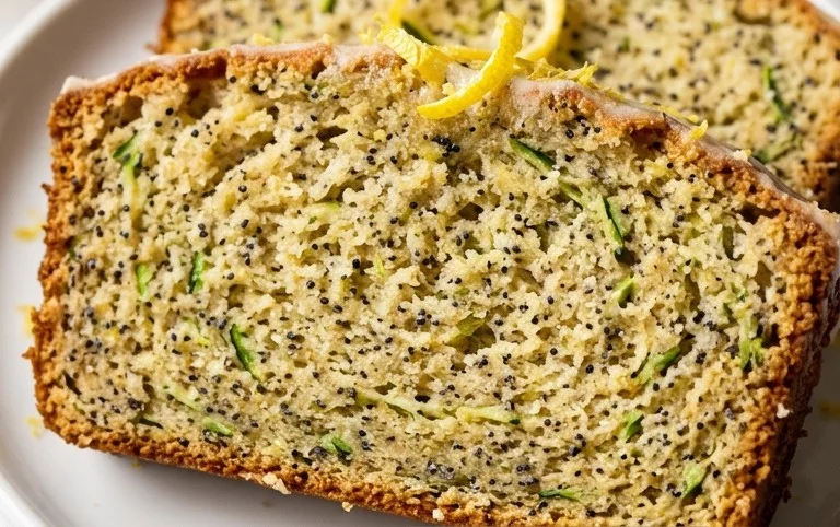 Easy Lemon Poppy Seed Zucchini Bread