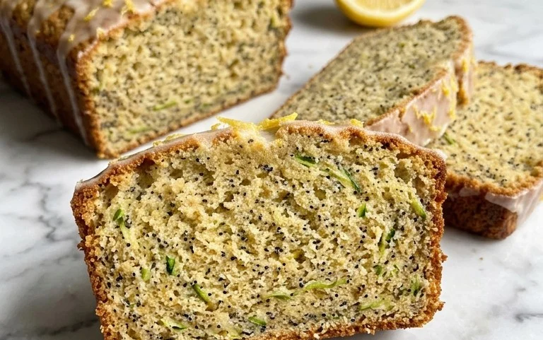 Easy Lemon Poppy Seed Zucchini Bread