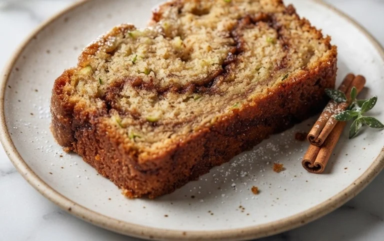 Moist and Delicious Cinnamon Swirl Zucchini Bread