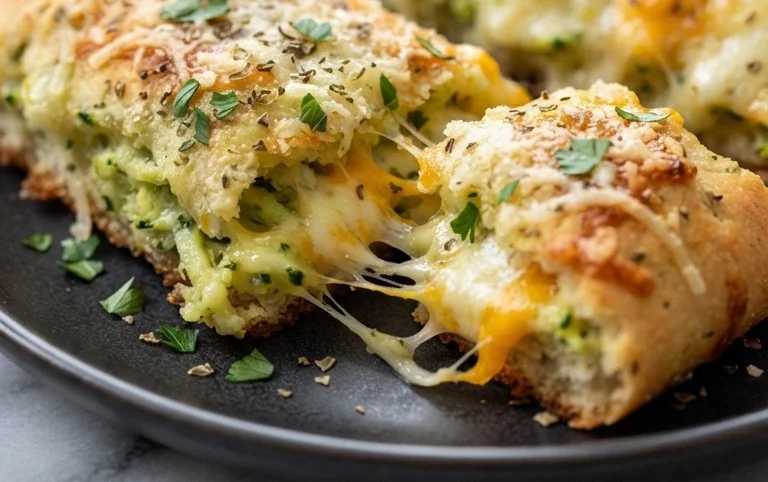Cheesy Zucchini Breadsticks